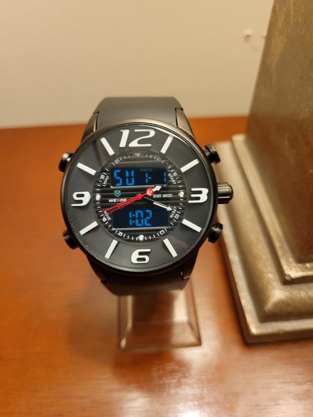 Brand New White Weide Sport Analog-Digital Dual Time Men's Watch